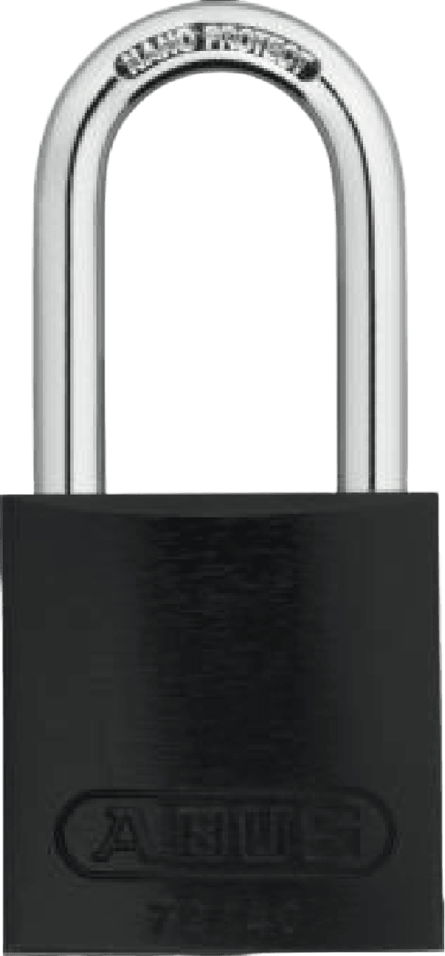 Protección eléctrica y bloqueo LOTO - categoría de seguridad industrial, productos sobre fondo oscuro