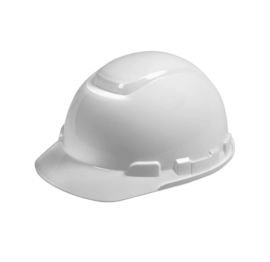 Protección para cabeza, vista, audición y respiración - categoría de seguridad industrial, productos sobre fondo oscuro