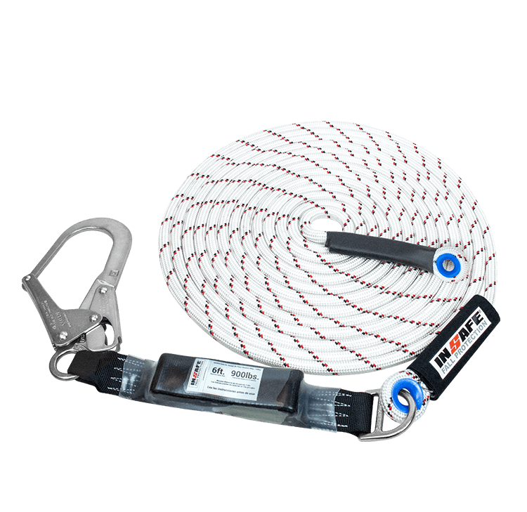 Línea de vida vertical en cuerda trenzada 14 mm - 30 m INSAFE - SKU ESI-ALTURA-007, vista principal del producto